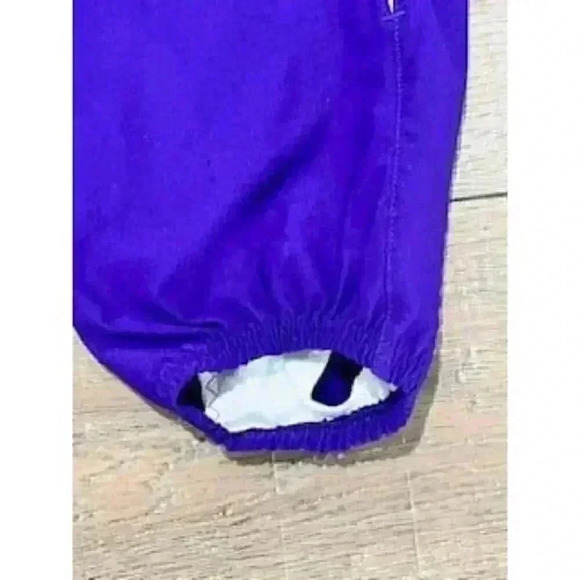 NEW Purple Adidas knee length Cropped Football Pants Boys Sz Large NWT - Picture 7 of 10